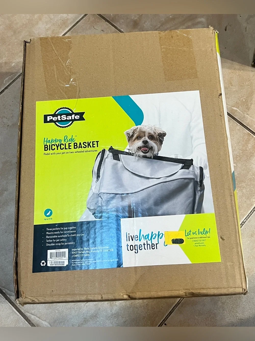 PetSafe Cream and Black Pet Car Booster Seat with Sunshade